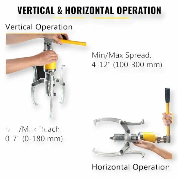 Haina HB-6906 Hidraulikus Öntöttvas csapágylehúzó pumpával 20 tonna