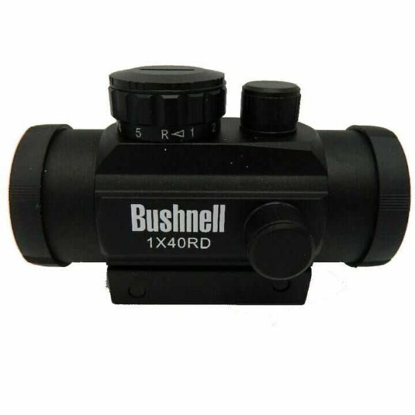 Bushnell 1x40 távcső, gyorstávcső, Piros vagy zöld pont zélzó, 20mm-es és 11mm-es szerelékre