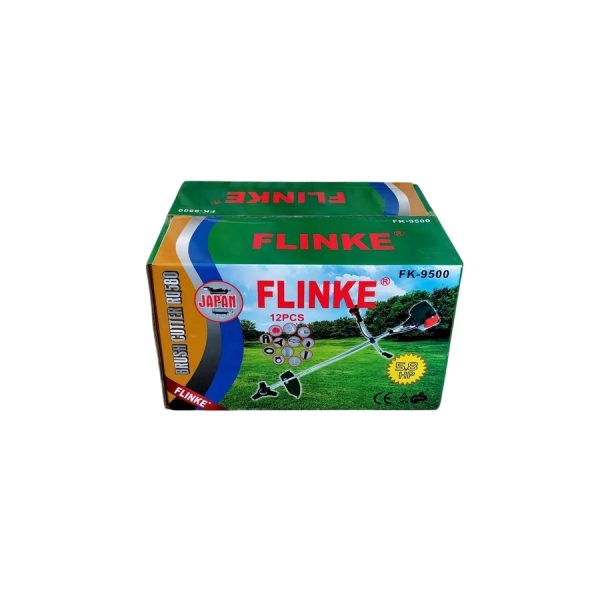 Flinke FK-9500 Benzimotoros léghűtéses, 2-ütemű Fűkasza, 12 részes bozótvágó Vibrációs érték: kisebb mint 15 m/s²
