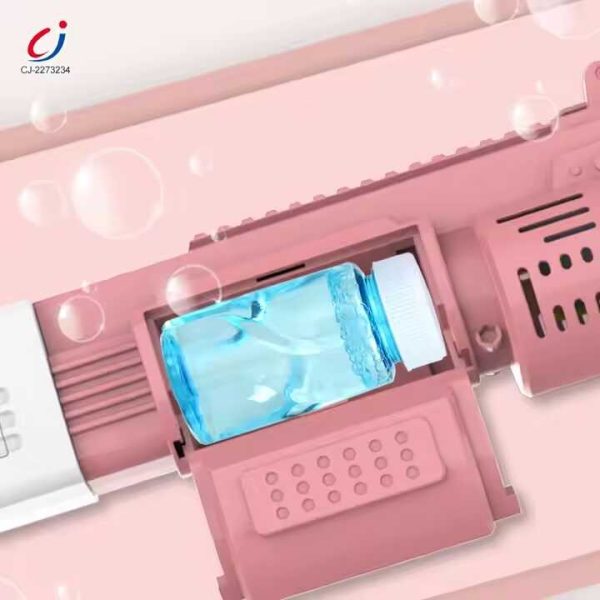 Automata Buborékfújópuska rózsaszín vagy kék színben 2×50 ml tartállyal