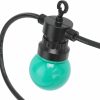 G50 10db Retro Gömb égős fényfüzér 5 méter, toldható, konnektoros, többszínű