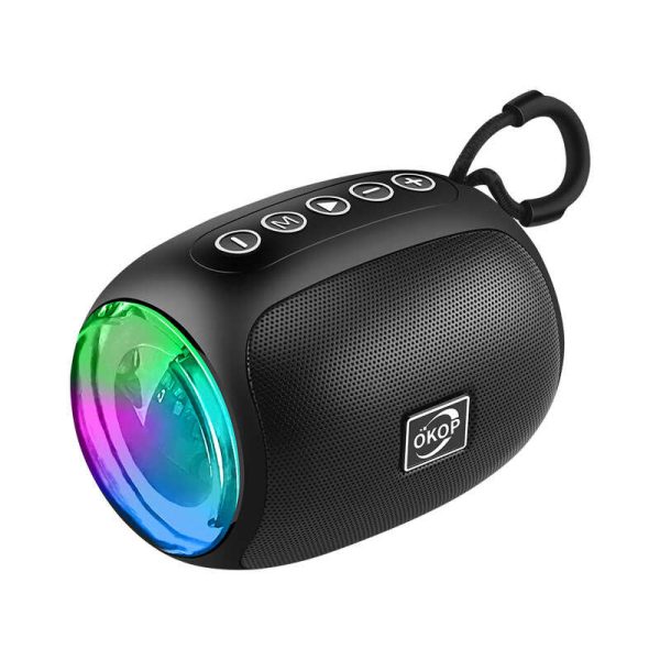 OKOP KP-541 Bluetooth(5.1) Hangszóró 360° Stereo hangzással és RGB világítással