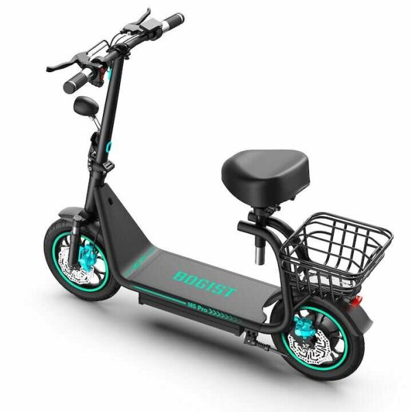 Bogist M5 Pro (2024) E Roller BL Motor: 500W, 45km/h Akku: 48V, 15Ah, 35 Km hatótáv Kerekek 12"