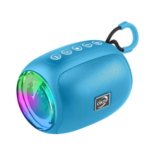 OKOP KP-541 Bluetooth(5.1) Hangszóró 360° Stereo hangzással és RGB világítással