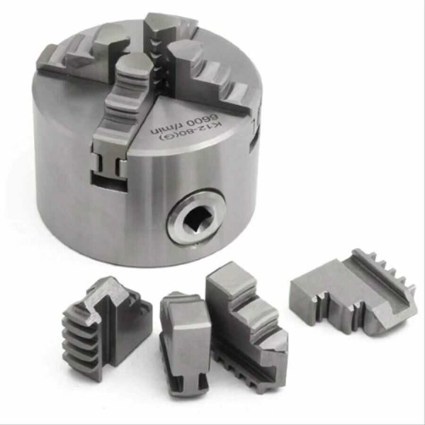 HA-6787 K12-80 Esztergatokmány, 4 pofás 80mm