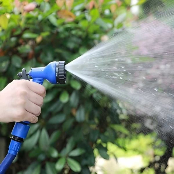 Magic Hose Flexibilis Locsolótömlő, csavarodásmentes, kihúzhatró 7 funkciós locsolófejjel