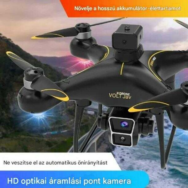 KOS-13006 Ultra HD 2 kamerás összecsukható mini Drón akadálykerüléssel és GPS visszatérítéssel