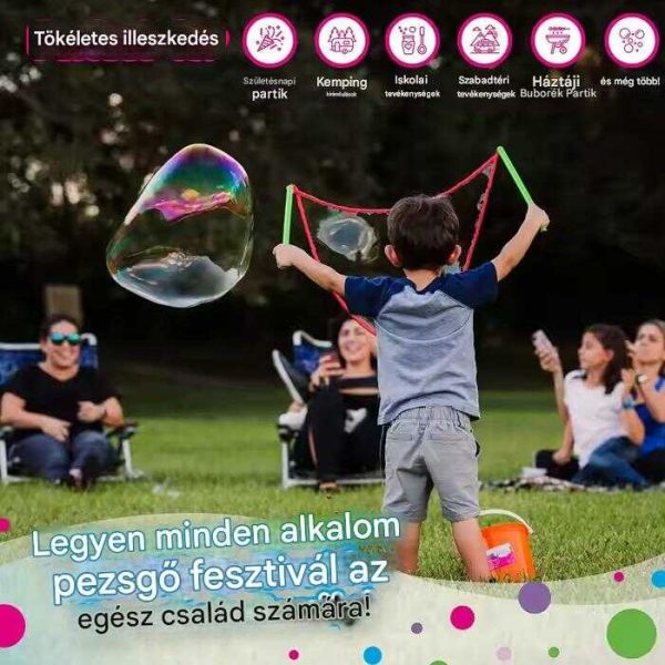 Óriás buborékkészítő ,az igazi buborék királyoknak