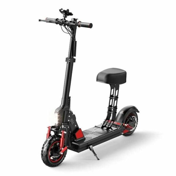 Bogist C1 Pro Összecsukható Elektromos Roller 500W Motorral, 15Ah Akkumulátorral és 35-45km hatótávval, kivehető ülés, 10" gumi, 3 sebesség