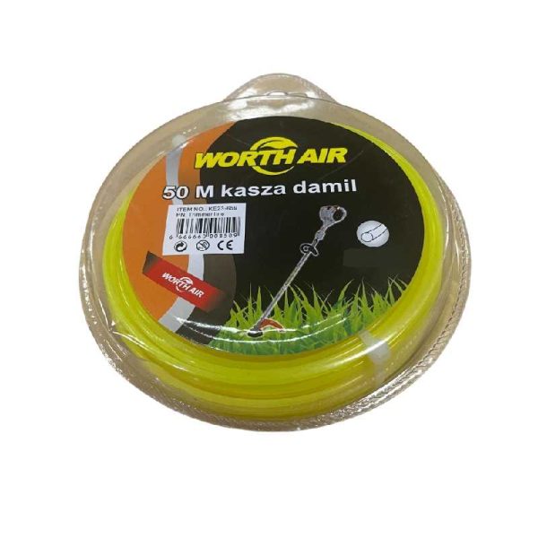 Worth Air Fűkasza Damil – Ø2.7 mm, 50 m, Univerzális