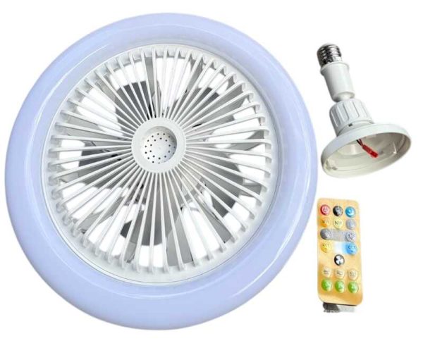 Mennyezeti ventilátor és lámpa , 3 féle sebességi móddal , 3 féle színmélység , E27-es foglalat