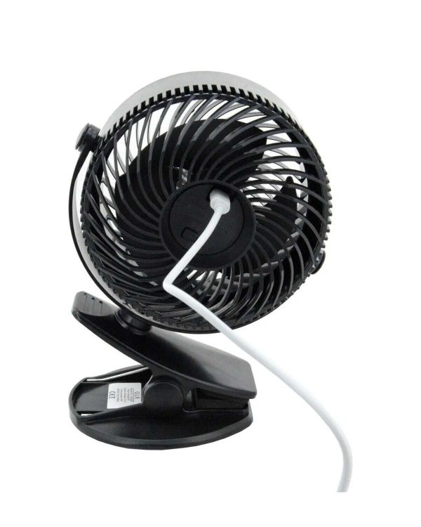 Asztali álló mini ventilátor és csiptethető , KOS-19005 , usb töltés