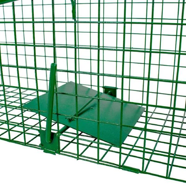 Élvefogó Nyest/Görény/ Csapda, Kétajtós, zöld, 70 cm – Humánus Kisragadozó mentesítés