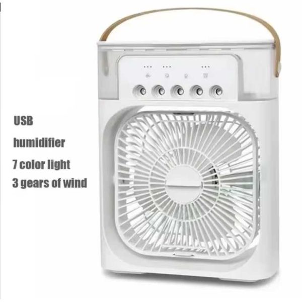 3 az 1-ben hordozható ventilátor , hűt , párásít és világít