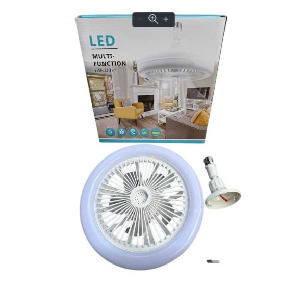 Mennyezeti ventilátor és lámpa , 3 féle sebességi móddal , 3 féle színmélység , E27-es foglalat