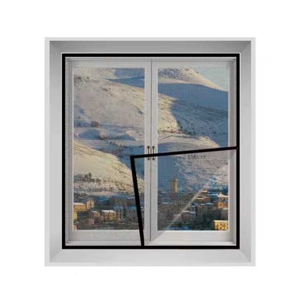 Tépőzáras Szúnyogháló Ablakra, 130x150cm, Fekete – DIY Rovarvédelem, Vágható