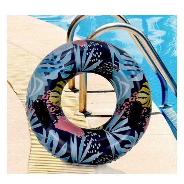 Trópus mintás úszógmi kapaszkodóval strandúszógumi 60 cm