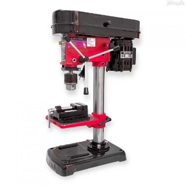 Kraftech KT-BD1950X Állványos Oszlopos Fúrógép 1950W, 16mm Tokmány, Fémtalpas, Gépi Satuval