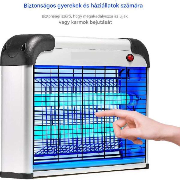 Ipari rovarírtó, UV Fénycsöves Elektromos Rovarcsapda, 40W, Konnektoros 220V