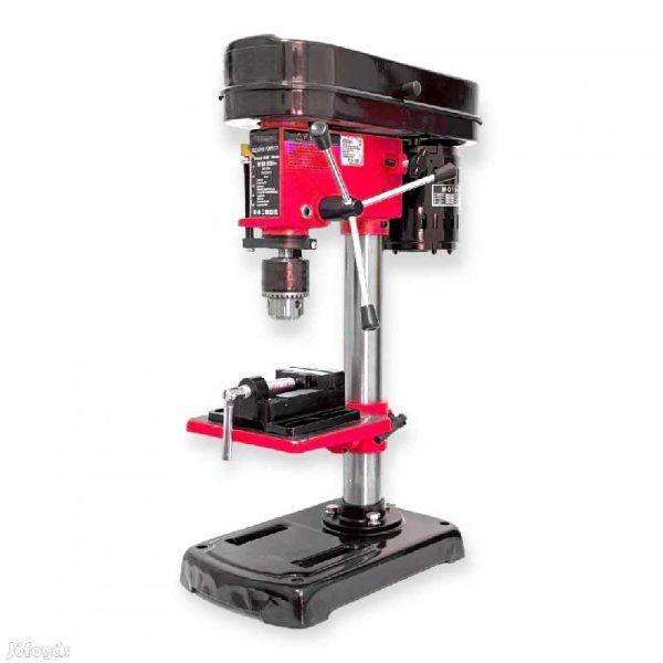 Kraftech KT-BD1950X Állványos Oszlopos Fúrógép 1950W, 16mm Tokmány, Fémtalpas, Gépi Satuval