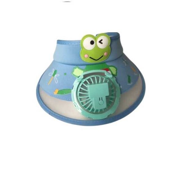 Békás Napellenzősapka gyerekeknek beépített ventilátorral , 3 féle sebességgel , usb töltés ,