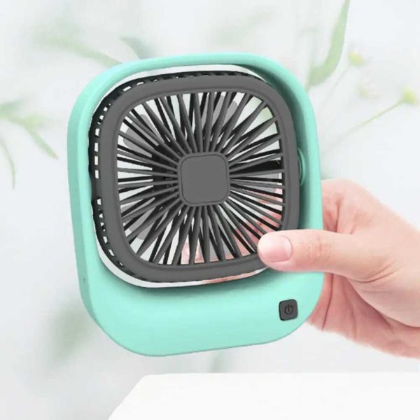 Asztali mini ventilátor ,KOS-19011, 2 féle sebeséggel , stílusos dizájn ,usb töltés