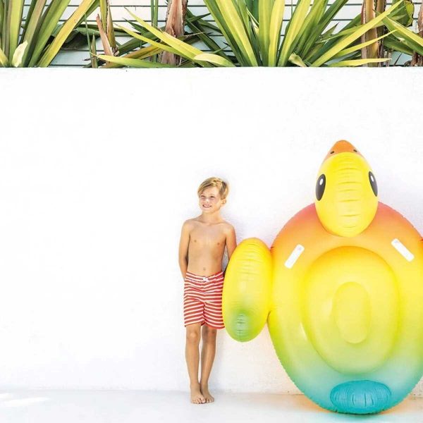 Intex Óriás felfújható kacsa kapaszkodóval , 147 cm × 147 cm × 87 cm
