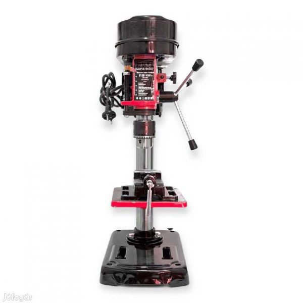 Kraftech KT-BD1950X Állványos Oszlopos Fúrógép 1950W, 16mm Tokmány, Fémtalpas, Gépi Satuval