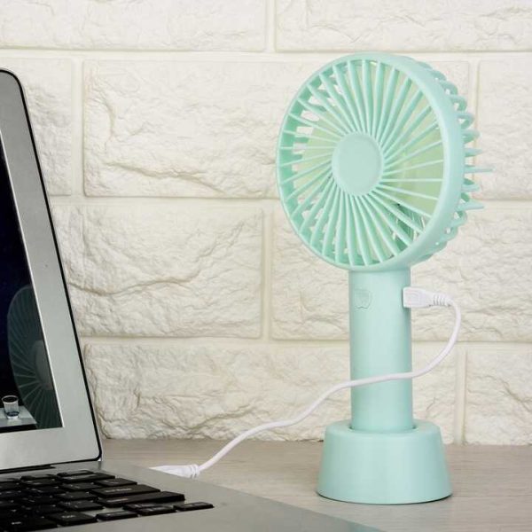 Hordozható kézi ventilátor , 3 féle fokozat , usb töltés , 4,5 W
