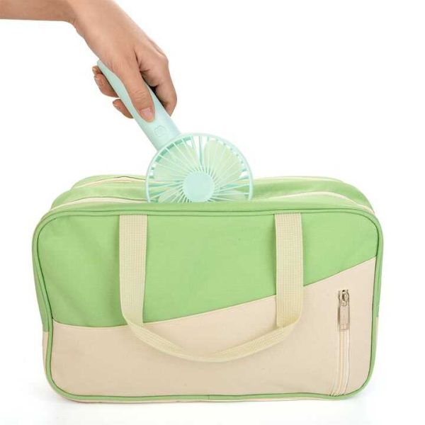 Hordozható kézi ventilátor , 3 féle fokozat , usb töltés , 4,5 W