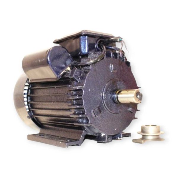 Acél ACVillanymotor 220V/50Hz,Egyfázisú, Szíjtárcsával