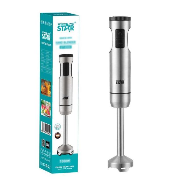 WINNING STAR ST-6550 Prémium Botmixer – 1000W, Rozsdamentes Acél, Turbó Funkció