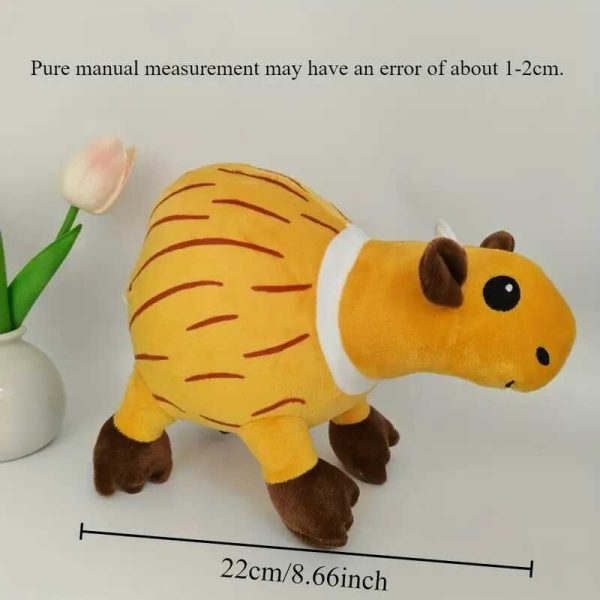 Capybara plüss kulcstartó , 17 cm