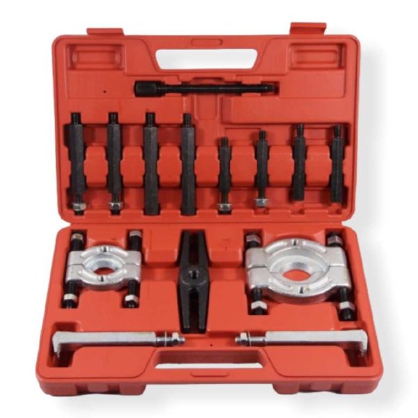 Haina MG50133 – 14 db-os tányéros csapágylehúzó készlet 2" és 3" méretekkel, ipari acél
