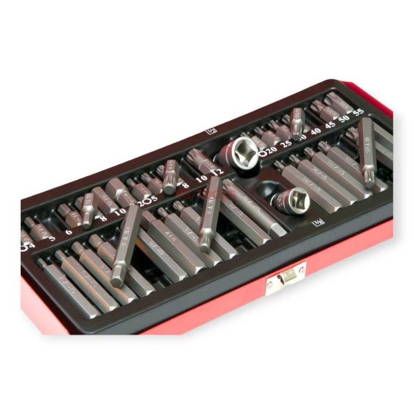Haina HA-1447 Dugókulcs és Bit Készlet, 40 részes, 1/2" 3/8", Hex Torx XZN, Króm-vanádium acél