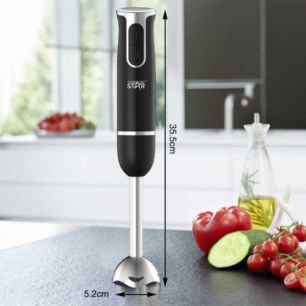 WINNING STAR ST-5551 Elektromos Botmixer – 200W, Rozsdamentes Acél, 2 Sebességes