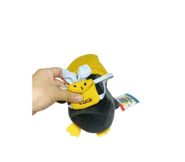 Sapkás kis pingvin plüss , 40 cm
