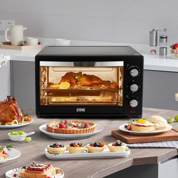 WINNING STAR ST-9620 Elektromos Sütő, 38L, 1600W, Többfunkciós