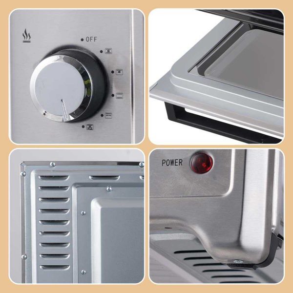 WINNING STAR ST-9854 Elektromos Sütő, 45L, 1600W, Grill Funkció