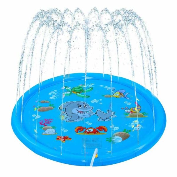 Szökőkút szönyeg gyerekeknek , vidám tengeri mintázattal , 100 cm