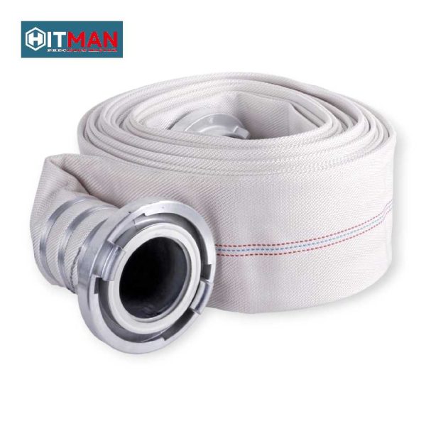 Hitman HT-6897 Tűzoltó Tömlő 2" x 20 m – Időjárásálló Gumi Belsővel, Rozsdamentes Bilincsekkel - Image 3