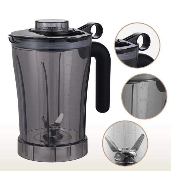 WINNING STAR ST-5905 Csendes, Nagy Sebességű Turmixgép – 4.5L, 800W, Fekete