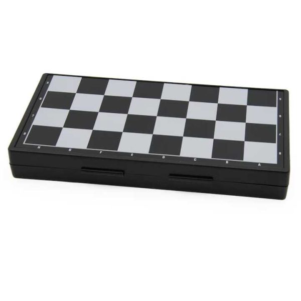 3 az 1 -ben mágneses sakktábla , sakk , dáma és ostábla , 24.5 × 12.5 × 3.5 cm