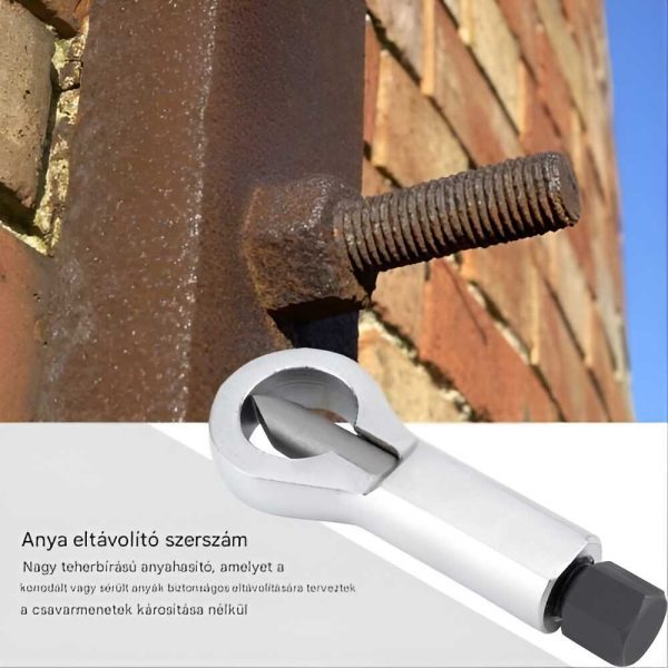 Haina HA-2106 Anyacsavar Roppantó Készlet, 4 részes, 9-27mm, Edzett Acél