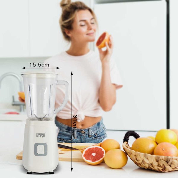 WINNING STAR ST-5320 Kompakt Elektromos Turmixgép, 600 ml, 300W, Egygombos Vezérléssel