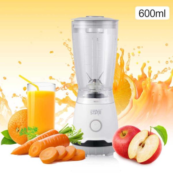 WINNING STAR ST-5321 Kompakt Elektromos Turmixgép, 600 ml, 250W, Egygombos Vezérléssel