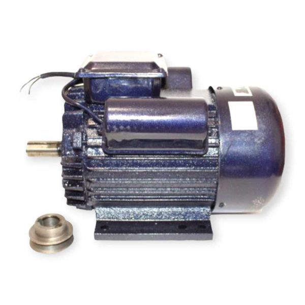 Acél ACVillanymotor 220V/50Hz,Egyfázisú, Szíjtárcsával