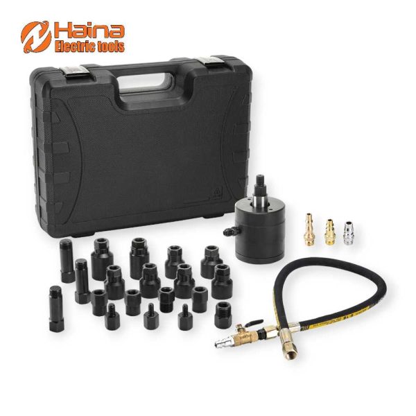 Haina HA-2540 21 részes Pneumatikus Diesel Injektor Kihúzó Készlet, Univerzális, 6-12 bar