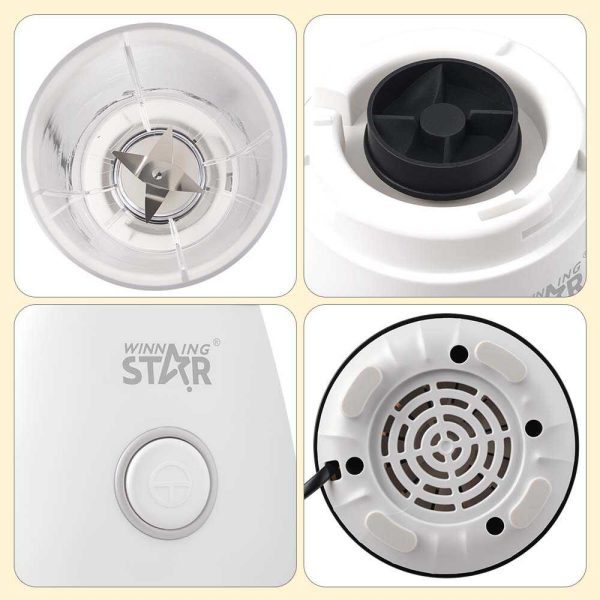 WINNING STAR ST-5321 Kompakt Elektromos Turmixgép, 600 ml, 250W, Egygombos Vezérléssel