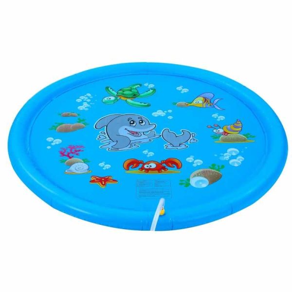 Szökőkút szönyeg gyerekeknek , vidám tengeri mintázattal , 100 cm